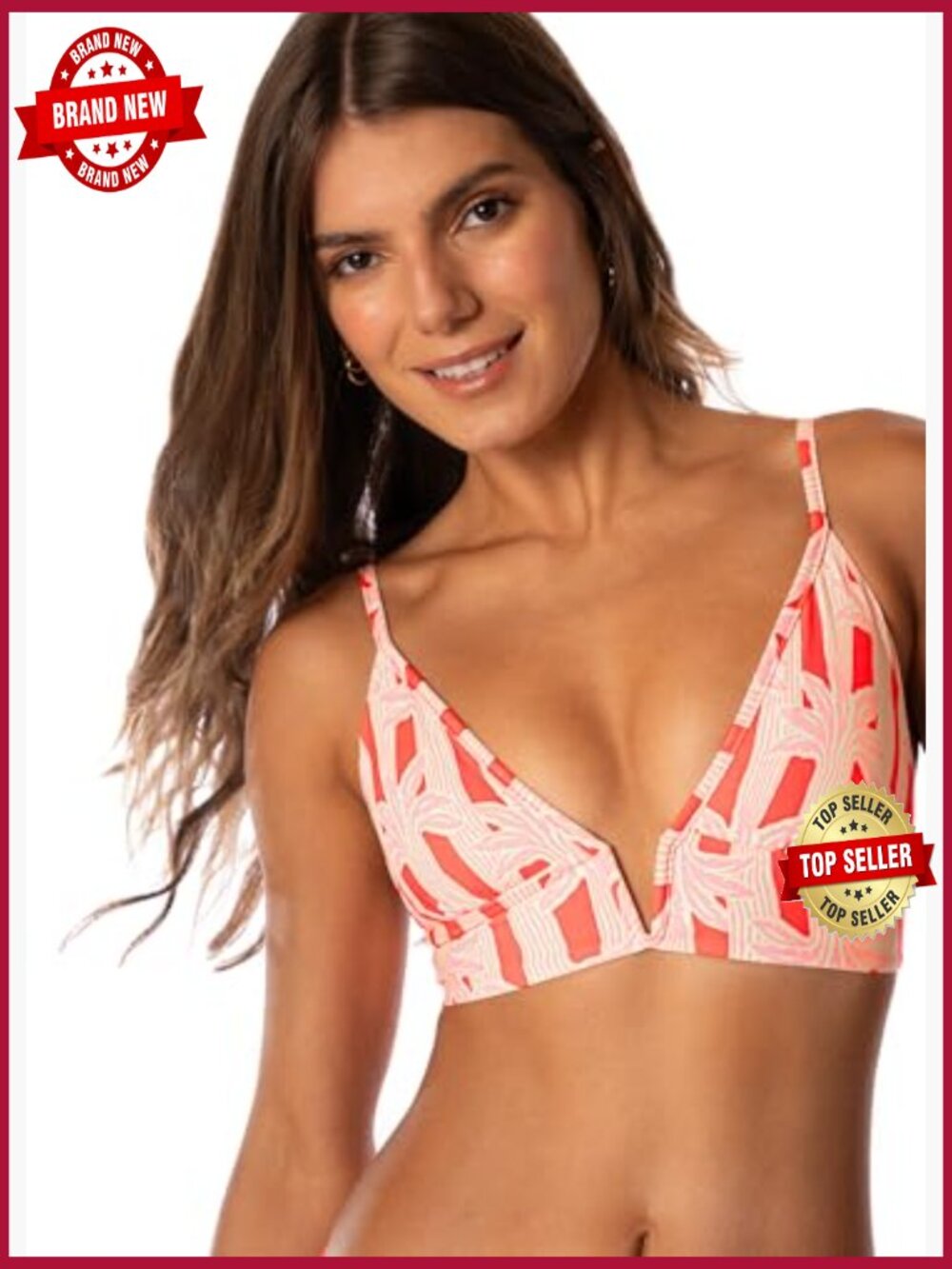 Reversible Bikini Top with Adjustable Straps - Picture 5 of 7